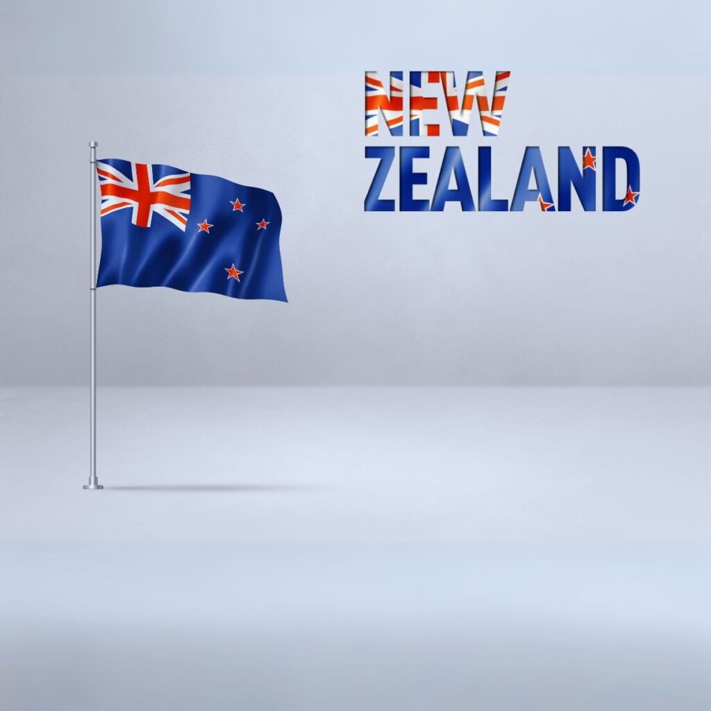 A New Zealand flag